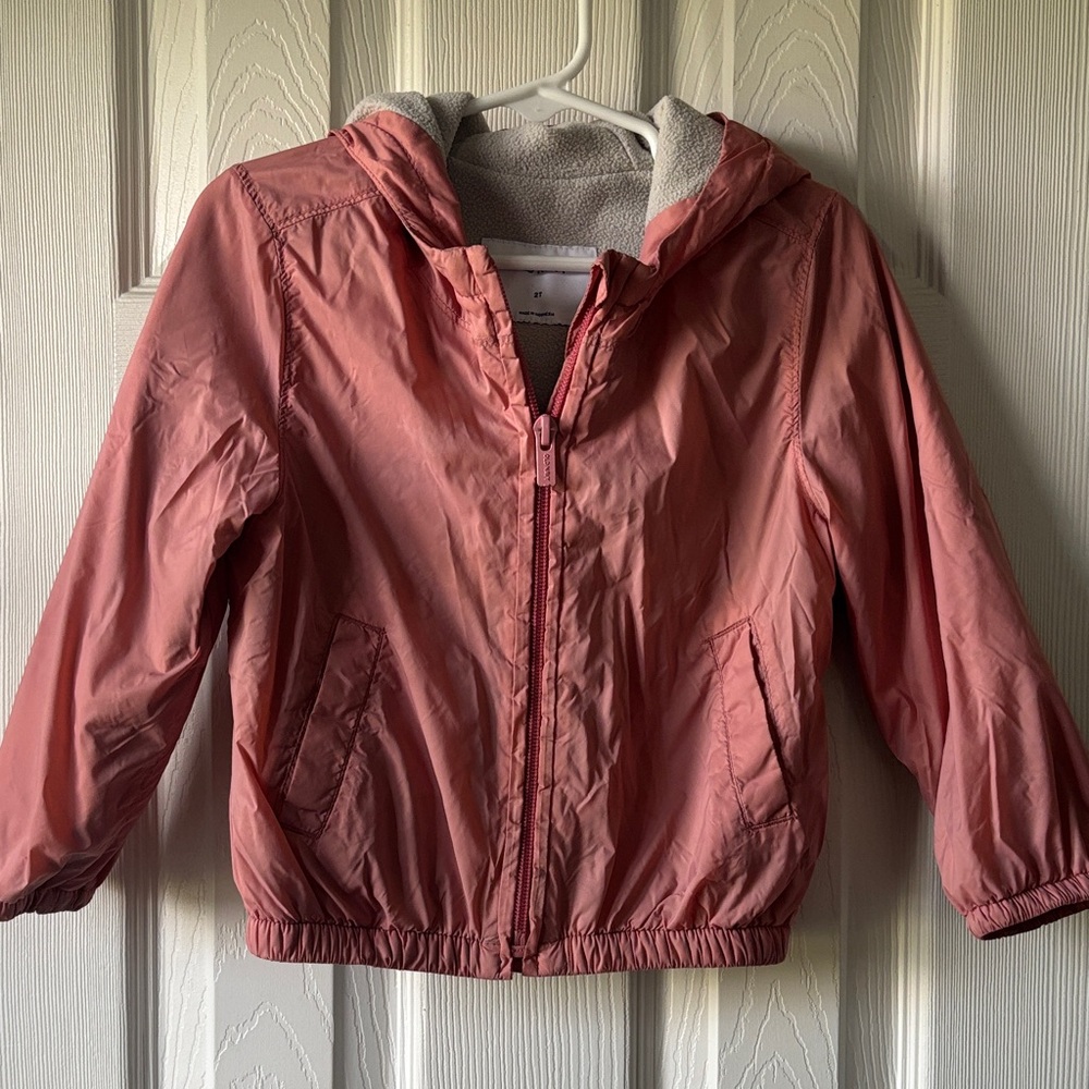 Old Navy Pink Hooded Raincoat for Kids